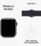 Apple Watch Series 9 - Smartwatch - GPS + Cellular - RVS 41mm Sportbandje M/L Grafiet