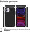 iMoshion Hoesje Geschikt voor iPhone 11 Hoesje Shockproof - iMoshion Rugged Hybrid Carbon Case - zwart