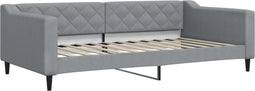 vidaXL - Slaapbank - 100x200 - cm - stof - lichtgrijs