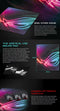 ASUS ROG Strix Edge - Muismat - Rubber en Stof - Zwart