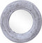 vidaXL - Spiegel - 50 - cm - gerecyclede - rubber - band - wit