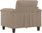 vidaXL - Fauteuil - 60 - cm - microvezelstof - taupe