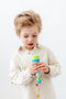 Fien & Teun zaklamp - speelgoed kinderzaklamp - lichtgewicht - geel blauw groen