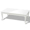 vidaXL - Salontafel - 115x65x42 cm - hoogglans wit