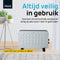 MOA PH01W - Convectorkachel - 2000 watt - Regelbare thermostaat - 61,8 cm x 26,0 cm x 38,5 cm