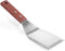 Hendi Hamburger turner - Houten greep - Roestvrij staal - 270x75 mm - Donker hout