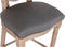 Kruk DKD Home Decor Spar Linnen Donker grijs (48 x 42 x 121 cm)