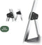 BRASQ Huishoudtrap 6-treden - Inklapbaar aluminium - Antislip - Zilver
