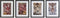 Schilderij DKD Home Decor Koloniaal Jungle (35 x 2,5 x 45 cm) (4 Stuks)
