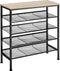 tectake - Schoenenrek Bournemouth - Hoog industriële stijl - MDF staal (404280)