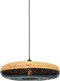 GOOD&MOJO Hanglamp Palawan - Bamboe/Zwart - Ø60cm - Scandinavisch,Bohemian - Hanglampen Eetkamer, Slaapkamer, Woonkamer