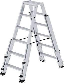 MUNK Dubbelzijdige Trapladder voor Gebruik op Trappen 2x6 Treden