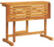 vidaXL - Balkontafel - inklapbaar - 90x60x72 - cm - massief - acaciahout