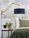 GOOD&MOJO Wandlamp Andes - Bamboe/Blauw - 95x47x55cm - Binnen Scandinavisch,Bohemian