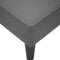 vidaXL - Chaise - longue - met - rechterarmleuning - stof - donkergrijs