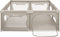 Lionelo Willow XXL - Kinderbox 187x207cm - Veilig speelruimte - Beige