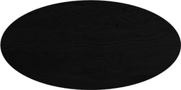 vidaXL - Tafelblad - 120x60x2 - cm - ovaal - massief - eikenhout - donkerbruin