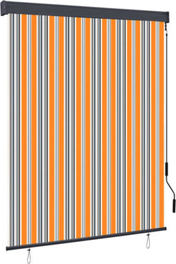 vidaXL-Rolgordijn-voor-buiten-140x250-cm-geel-en-blauw