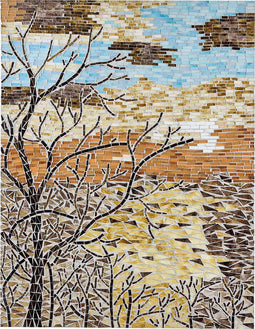 Beliani TAMIANG - Wanddecoratie - Multicolor - Glas