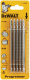 DeWalt DT2059-QZ - Zaagblad T345XF - Lengte 132 mm - Max. zaagdiepte 65 mm - (5 stuks)