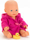 Klein Toys Princess Coraolie Babypop 35c, - met badeendje - met badjas - roze