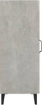 vidaXL - Dressoir - 34,5x34x90 - cm - bewerkt - hout - betongrijs