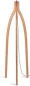 GOOD&MOJO Vloerlamp Java - Bamboe - 50x50x145cm - Driepoot - - Staande lampen voor Woonkamer - Slaapkamer