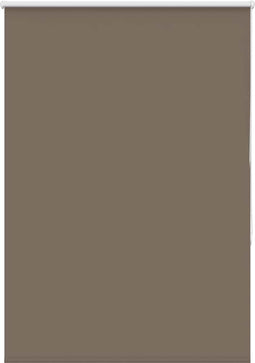 vidaXL - Rolgordijn - verduisterend - koffie - 105x130 - cm - stofbreedte - 100,7 - cm