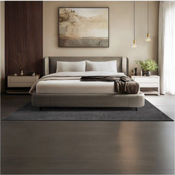 tectake® Soft Zone - Vloerkleed - Onderhoudsvriendelijk - Antislip - Antraciet - 160 x 230 cm