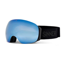Sinner AVON - Skibril - 2 SINTRAST-lenzen - mat zwart/blauw