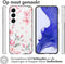 iMoshion Hoesje Geschikt voor Samsung Galaxy S23 Plus Hoesje Siliconen - iMoshion Design hoesje - Roze / Blossom Watercolor