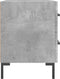 vidaXL - Nachtkastje - 40x35x47,5 - cm - bewerkt - hout - betongrijs