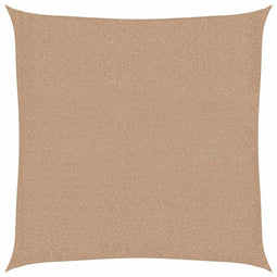 vidaXL - Zonnezeil - 6 x 6 m - HDPE - taupe