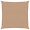 vidaXL - Zonnezeil - 6 x 6 m - HDPE - taupe