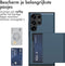 imoshion Hoesje Geschikt voor Samsung Galaxy S23 Ultra Hoesje - Ruimte voor 2 pasjes - imoshion Backcover met pasjeshouder - Donkerblauw