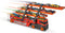 Hot Wheels Mega Transporter - Vrachtwagen - Tot 50 auto's - Rood
