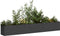 vidaXL - Plantenbak - 280x40x40 - cm - koudgewalst - staal - zwart