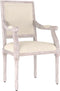 vidaXL Fauteuil 54x59x99 cm linnen beige