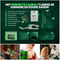 Vulpes Goods® - Elektrische Kruik - Digitaal Display 68 °C - Groen Flanel (4-delige set)
