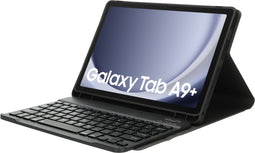 Mobiparts Samsung Galaxy Tab A9 Plus (2023) - Bluetooth Keyboard Case - Magnetisch uitneembaar toetsenbord - Zwart