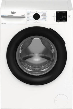 Beko b300 BM3WFU31041X - Wasmachine Voorlader 10 kg 1351 RPM - Zwart Wit