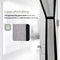 O'DADDY® Deurgordijn Deluxe FIBER - Magnetisch Vliegengordijn - Zelfsluitend - Zwart 100x230 cm