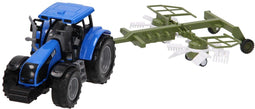 Tractor met Hooischudder 1:32