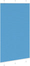 vidaXL - Plissé - rolgordijn - 120x200cm - stofbreedte - 119,4cm - polyester - blauw