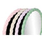 Wandspiegel Home ESPRIT Wit Groen Roze Lila 44 x 3 x 44 cm (4 Stuks)