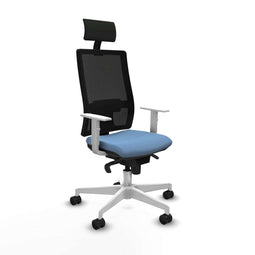 Bureaustoel met hoofdsteun Piqueras y Crespo 4B026N1 Hemelsblauw