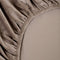 Sjumo Silky Smooth - Hoeslaken - 200x210/220 cm - Ademend Zacht Katoen-Satijn - Warm Grey