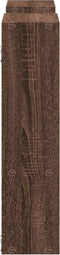 vidaXL - Wandschap - 99x15x60 - cm - bewerkt - hout - bruin - eikenkleurig