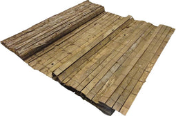 Nature Tuinscherm 1x3 m 5 cm dik natuurlijke pijnboomschors