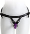 Virgite Strap-on Harnas met paarse dildo - maat S